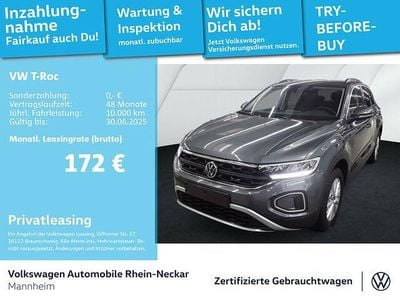 Gebraucht VW T-Roc Life 116 PS (85 kW) 2024 Indiumgrau metallic SUV