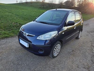 Gebraucht Hyundai i10 Style 77 PS (56 kW) 2009 Blau Kleinwagen