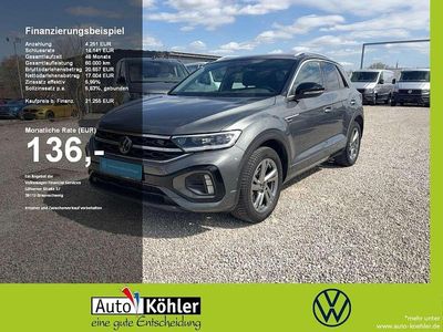 Gebraucht VW T-Roc R-line 110 PS (80 kW) 2023 Indiumgrau SUV