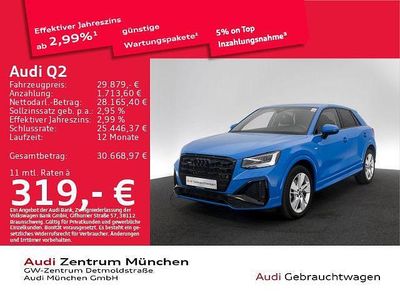 Gebraucht Audi Q2 S-Line 190 PS (139 kW) 2023 Turboblau SUV
