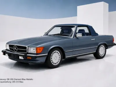 Gebraucht Mercedes 560 231 PS (169 kW) 1986 Blau Cabrio