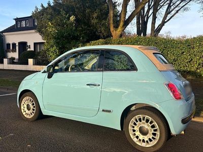 Usata Fiat 500C 96 CV (70 kW) 2012 Blu Cabrio