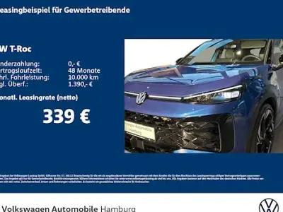 Nuova VW T-Roc R-line 150 CV (110 kW) 2025 Blu SUV