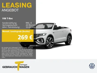 Brugt VW T-Roc Cabriolet R-line 150 HK (110 kW) 2025 Hvid Cabriolet