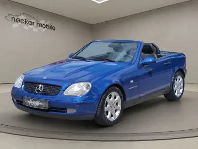 Gebraucht Mercedes SLK230 193 PS (141 kW) 1999 Linaritblau Cabrio