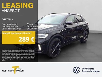 Schwarz Gebraucht 2025 VW T-Roc R-line SUV | 35.640 € (Fairer Preis)