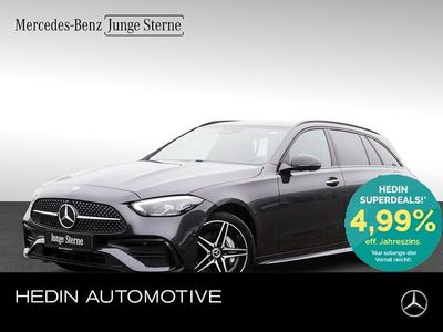 Grau Gebraucht 2024 Mercedes C300e AMG Limousine | 38.400 € (Guter Preis)