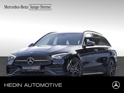 Schwarz Gebraucht 2022 Mercedes C200 AMG Kombi | 35.480 € (Fairer Preis)