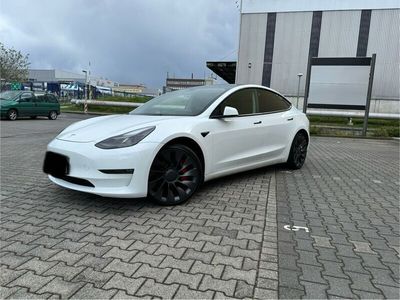 gebraucht Tesla Model 3 Performance | 2022 | Weiß | MwSt ausweisbar