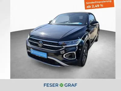 Gebraucht VW T-Roc Cabriolet Goal 116 PS (85 kW) 2025 Deep black perleffekt schwarz Cabrio