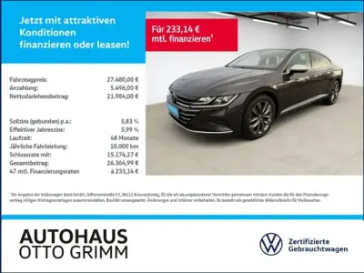 Gebraucht VW Arteon Elegance 190 PS (139 kW) 2022 Mangangrau metallic (metallic) Limousine