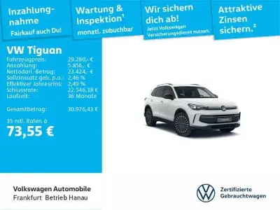 Gebraucht VW Tiguan Goal 131 PS (96 kW) 2025 Weiß SUV
