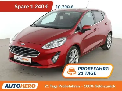 Gebraucht Ford Fiesta Titanium 101 PS (74 kW) 2018 Rot Kleinwagen