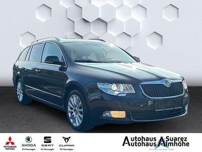 Gebraucht Skoda Superb Exclusive 160 PS (117 kW) 2013 Cerna magic/black magic (metallic) Kombi