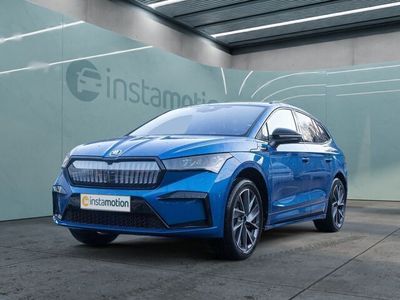 Blau Gebraucht 2023 Skoda Enyaq iV SportLine SUV | 50.930 €