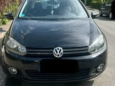 Gebraucht VW Golf VI 102 PS (75 kW) 2009 Schwarz Kleinwagen