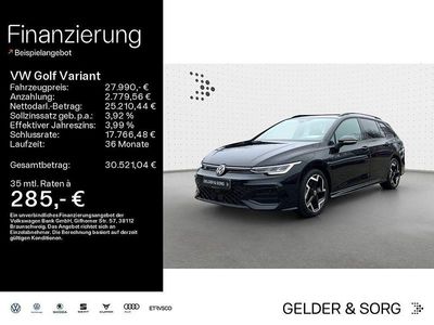 Gebraucht VW Golf VIII R-line 150 PS (110 kW) 2024 Grenadillschwarz metallic Kombi