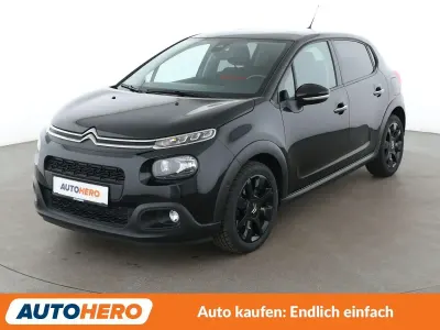 Gebraucht Citroën C3 PureTech 82 PS (60 kW) 2018 Schwarz Kleinwagen
