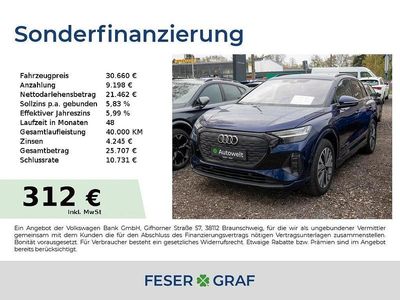 Gebraucht Audi Q4 e-tron Ambiente 150 kW (204 PS) 2023 Navarrablau metallic SUV