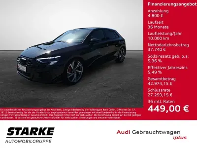 Gebraucht Audi S3 Ambiente 310 PS (228 kW) 2023 Mythosschwarz metallic Limousine