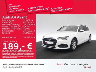 Gebraucht Audi A4 Sport 204 PS (150 kW) 2024 Arkonaweiß Kombi