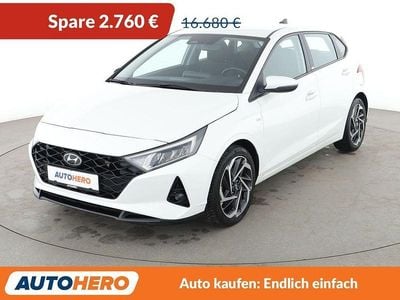 Gebraucht Hyundai i20 Intro Edition 101 PS (74 kW) 2021 Weiß Kleinwagen