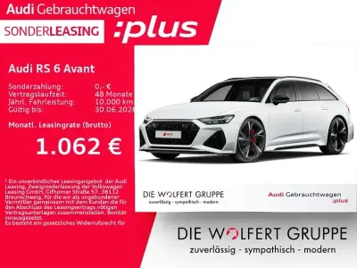 Gebraucht Audi RS6 Ambiente 600 PS (441 kW) 2025 Gletscherweiß metallic Kombi