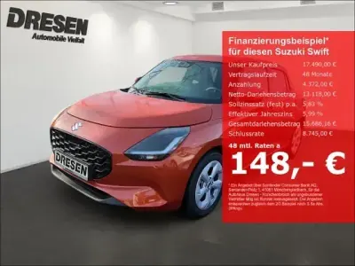 Neu Suzuki Swift Comfort 83 PS (61 kW) 2026 Orange Kleinwagen