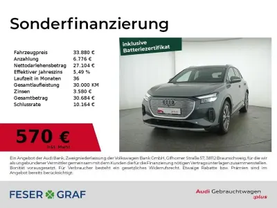 Gebraucht Audi Q4 e-tron Advanced 219 kW (299 PS) 2023 Kieselgrau SUV