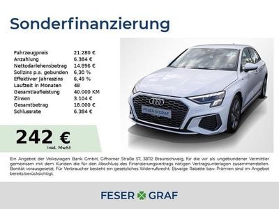 Usata Audi A3 S-Line 150 CV (110 kW) 2022 Bianco Berlina
