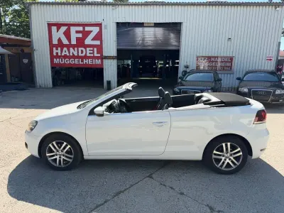 Gebraucht VW Golf Cabriolet 122 PS (89 kW) 2013 Weiß Cabrio