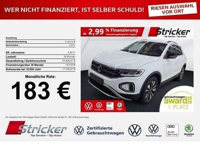 Gebraucht VW T-Roc Goal 116 PS (85 kW) 2025 Weiß SUV