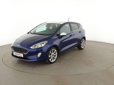 Usata Ford Fiesta Titanium 101 CV (74 kW) 2017 Blu Utilitaria
