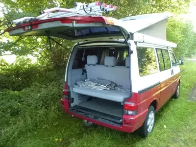 Brugt VW T4 77 HK (56 kW) 1992 Rød Van