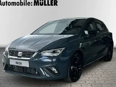 Ny Seat Ibiza Black Edition 116 HK (85 kW) 2025 Blå Sedan