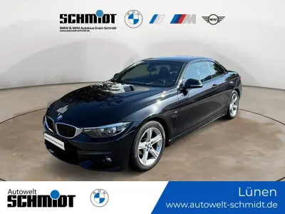 Gebraucht BMW 420 M Sport 184 PS (135 kW) 2019 (schwarz)  black sapphire Cabrio