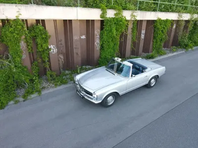 Gebraucht Mercedes SL280 170 PS (125 kW) 1969 Silber Cabrio