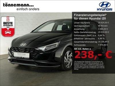 Usata Hyundai i20 Trend 101 CV (74 kW) 2025 Nero Berlina