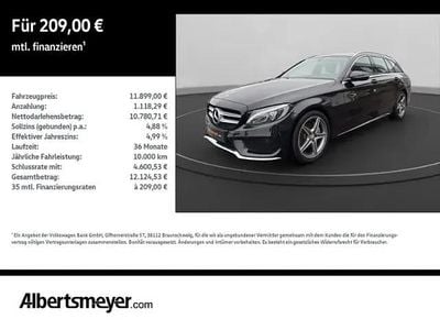 Gebraucht Mercedes C180 AMG 156 PS (114 kW) 2016 Schwarz Kombi