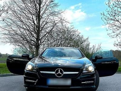 Usata Mercedes SLK200 AMG 184 CV (135 kW) 2011 Nero Cabrio