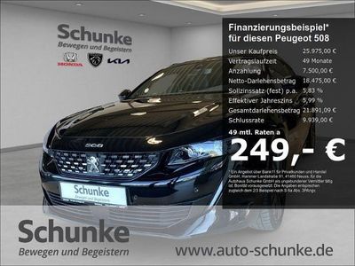 Gebraucht Peugeot 508 SW GT 131 PS (96 kW) 2023 Schwarz Kombi
