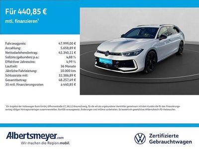 Second-hand VW Passat R-line 193 CP (141 kW) 2025 Alb Break