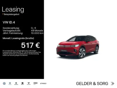Gebraucht VW ID.4 GTX 250 kW (340 PS) 2025 Rot SUV