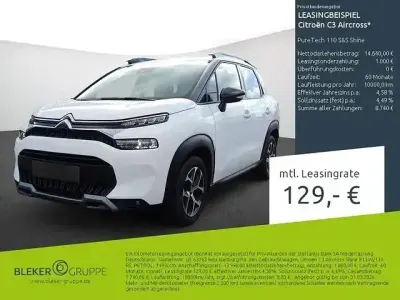 Gebraucht Citroën C3 Aircross PureTech 110 PS (80 kW) 2024 Weiß SUV