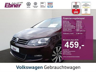 Gebraucht VW Sharan Allstar 150 PS (110 kW) 2016 Crimson red Van / Kleinbus