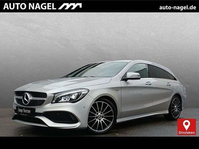 Gebraucht Mercedes CLA220 Shooting Brake AMG line 184 PS (135 kW) 2018 Polarsilber  metalliclack Kombi