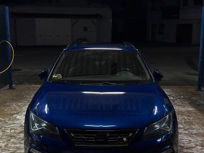 Usata Seat Leon 180 CV (132 kW) 2017 Blu Station wagon