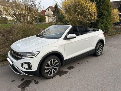 Gebraucht VW T-Roc Cabriolet Style 110 PS (80 kW) 2024 Weiß Cabrio