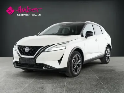 Gebraucht Nissan Qashqai Tekna 158 PS (116 kW) 2024 Pearl white/black m (metallic) SUV