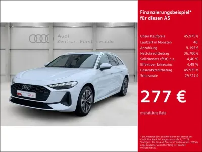 Gebraucht Audi A5 Sport 204 PS (150 kW) 2025 Gletscherweiß metallic Kombi